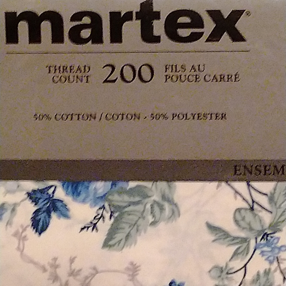 Floral Queen Sheets Cotton Blend NWT
